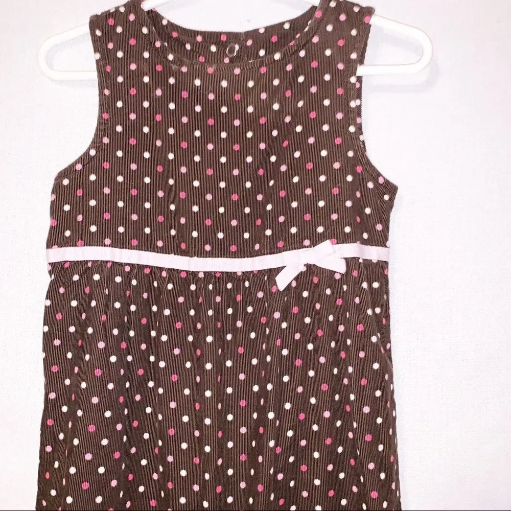 Gymboree 18-24 Brown Polka Dot Pant Romper